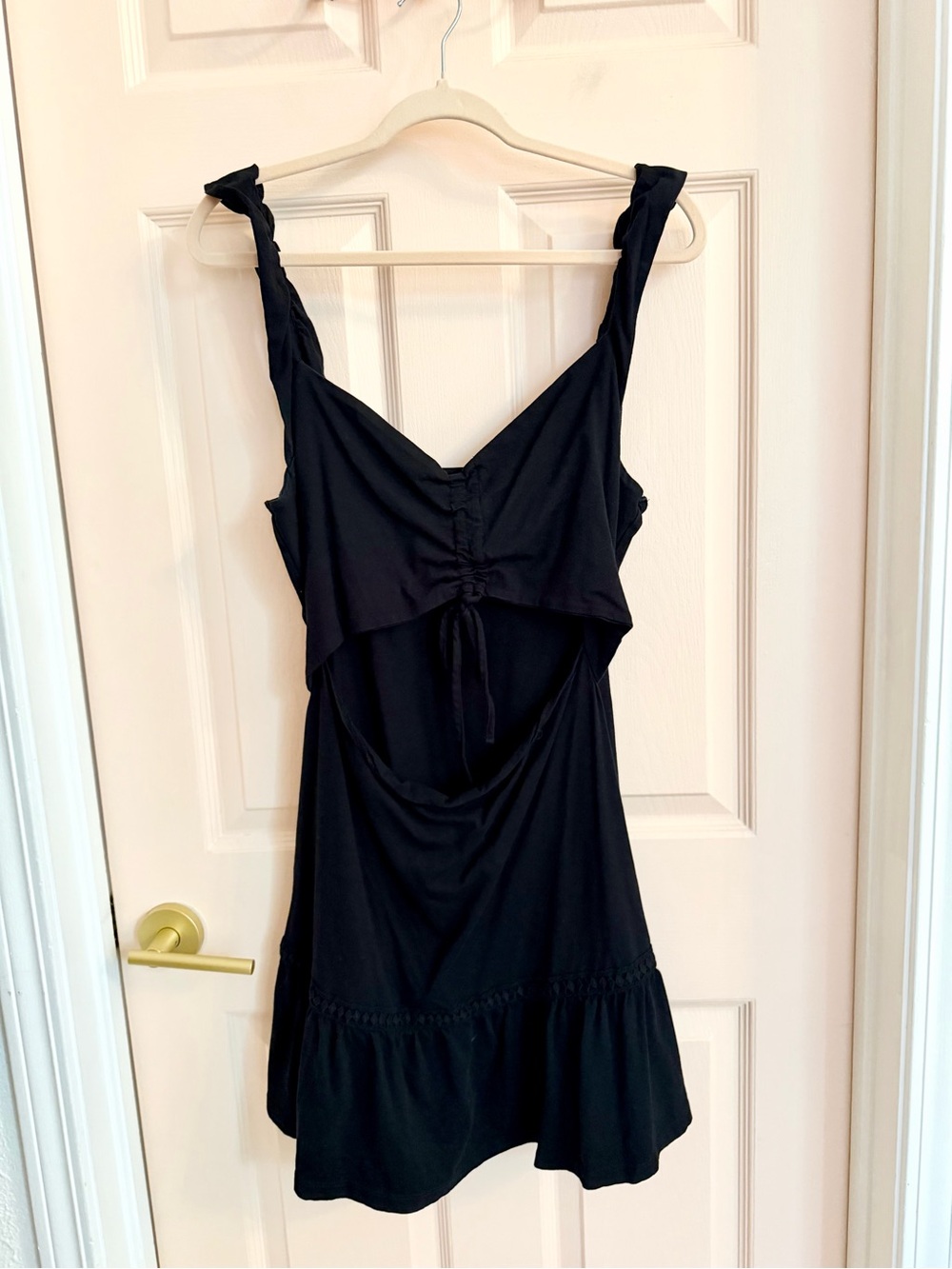 Black cut out asos dress